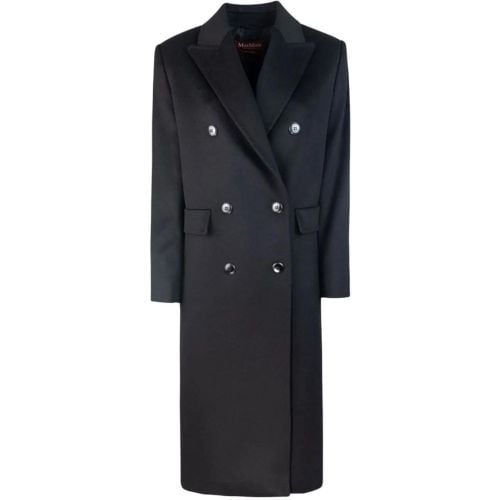 Coats Black - Größe 38 - Max Mara - Modalova