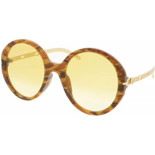 Sonnenbrille - GG0726S-004 56 Sunglass WOMAN ACETATE - Gr. unisize - in Goldbraun - für Damen - Gucci - Modalova