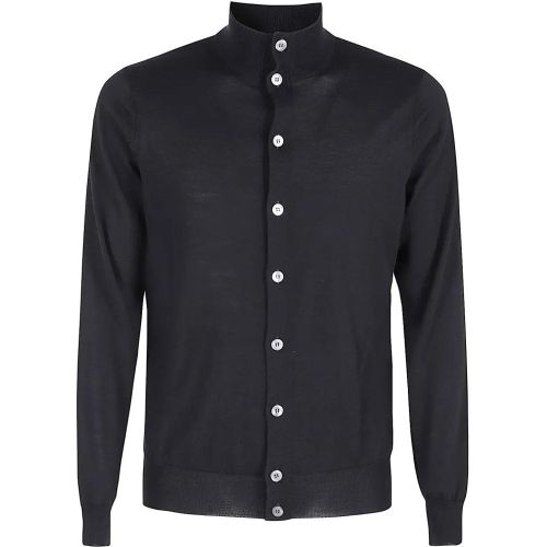 Blouson With High Collar And Button-Down Front - Größe 52 - FILIPPO DE LAURENTIIS - Modalova