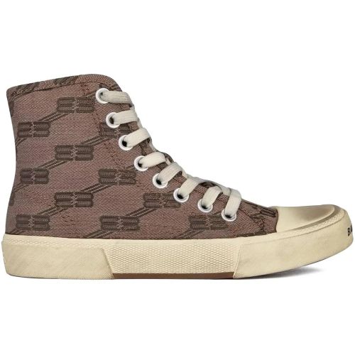 Low-Top Sneaker - Paris Bb Monogram Logo Hi-top Sneakers - Gr. 38 (EU) - in - für Damen - Balenciaga - Modalova