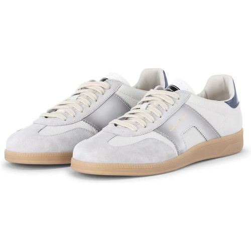 Low-Top Sneaker - Heren DBS Olympic Sneaker Wit/Grijs - Gr. US_10 - in - für Damen - Santoni - Modalova