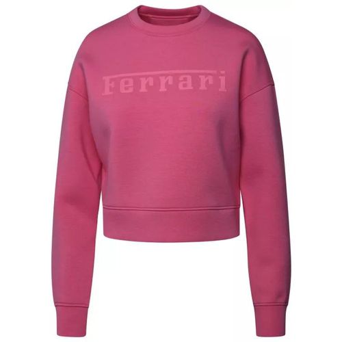 Scuba Pink Viscose Sweatshirt - Größe M - pink - Ferrari - Modalova
