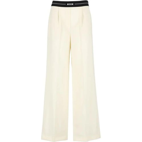 Wool Pants - Größe 40 - MSGM - Modalova