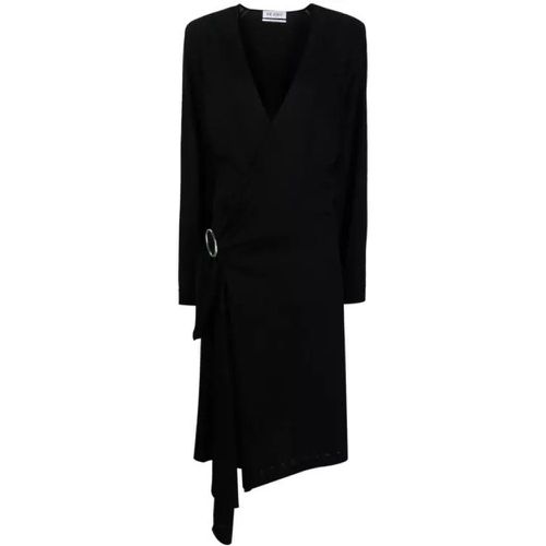 Black Hurley Midi Dress - Größe 42 - black - The Attico - Modalova