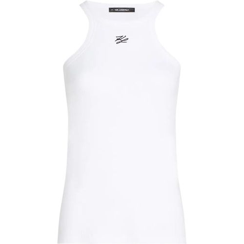 TANKTOP MIT KARL-AUTOGRAMM - Größe L - Karl Lagerfeld - Modalova