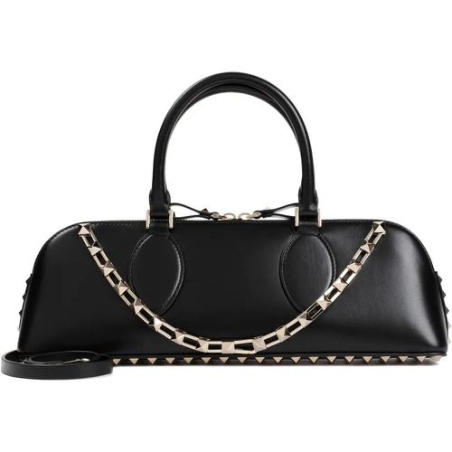 Crossbody Bags - Duffle Rockstud Black Calf Leather Handbag - Gr. unisize - in - für Damen - Valentino - Modalova