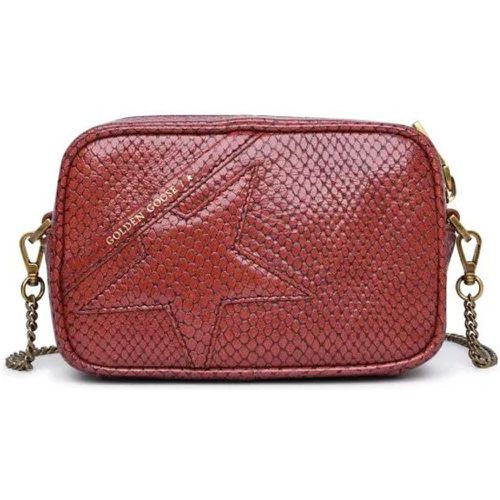 Shopper - Star' Mini Bag In Brown Leather - Gr. unisize - in - für Damen - Golden Goose - Modalova