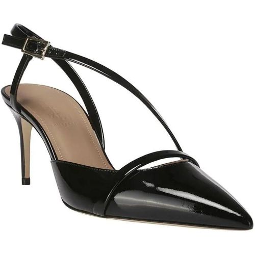 Hohe Schuhe - Shiny Black Stiletto Slingbacks - Gr. 37 (EU) - in - für Damen - Malone Souliers - Modalova