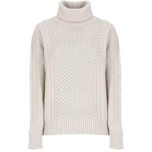 Beige Wool Blend Sweater - Größe 38 - Fabiana Filippi - Modalova