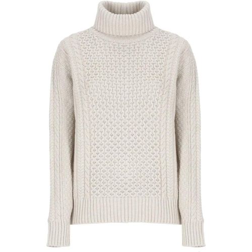 Beige Wool Blend Sweater - Größe 42 - Fabiana Filippi - Modalova