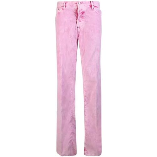Velvet Corduroy Tie-Dye Print Roadie Jeans - Größe 48 - Dsquared2 - Modalova