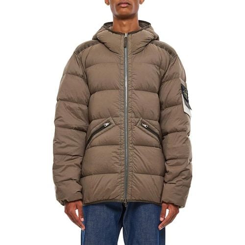 Real Down Jacket - Größe M - Stone Island - Modalova