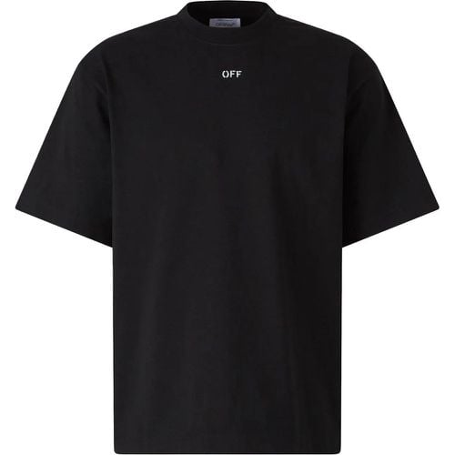 Cotton Logo T-shirt - Größe M - Off-White - Modalova