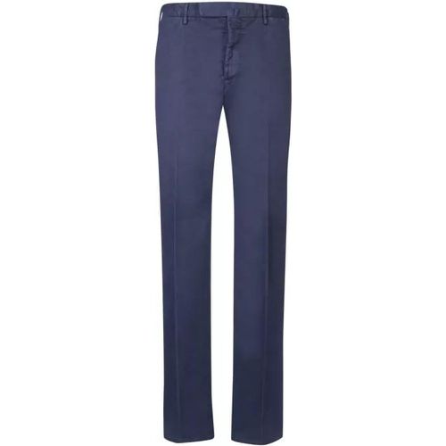 Cotton-Blend Trousers - Größe 46 - blue - Incotex - Modalova