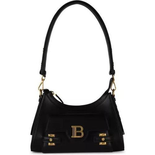 Shopper - Hobo B-Buzz' Black Leather Bag - Gr. unisize - in - für Damen - Balmain - Modalova