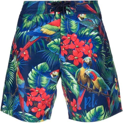 Palm Island Parrot Print Swim Shorts - Größe 34 - Ralph Lauren - Modalova