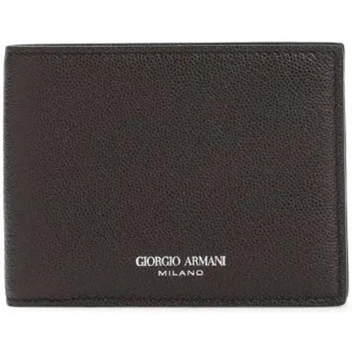 Portemonnaies - Testa Di Moro Calf Leather Bi-Fold Wallet - Gr. unisize - in - für Damen - Giorgio Armani - Modalova