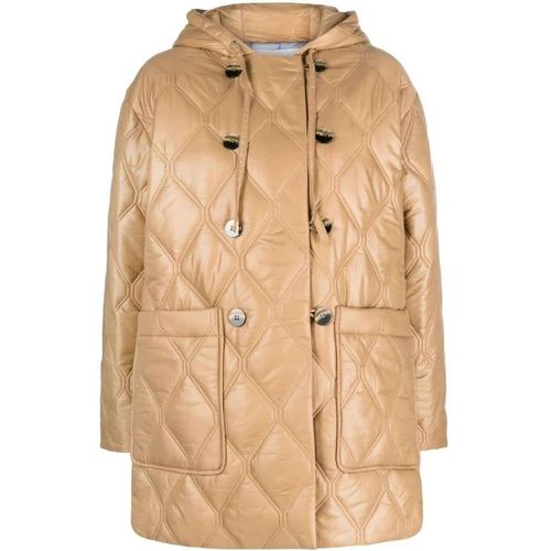 Quilted Hooded Jacket - Größe 36 - Ganni - Modalova