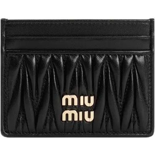 Portemonnaies - Lamb Leather Credit Card Case - Gr. unisize - in - für Damen - Miu Miu - Modalova