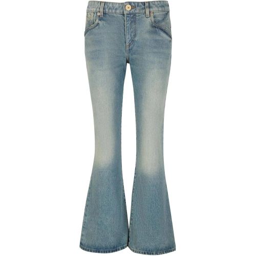 Cotton Flare Jeans - Größe 40 - Balmain - Modalova