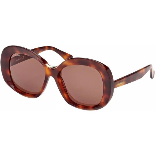 Sonnenbrille - Edna - Gr. unisize - in Dunkelbraun - für Damen - Max Mara - Modalova