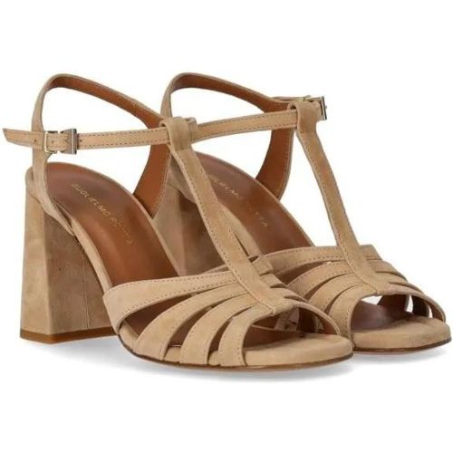 Sandalen - Jersey Beige Heeled Sandal - Gr. 37 (EU) - in - für Damen - Guglielmo Rotta - Modalova