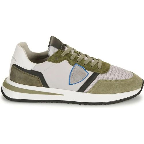 Low-Top Sneaker - Sneakers grijs khaki - Gr. 40 (EU) - in - für Damen - Philippe Model - Modalova