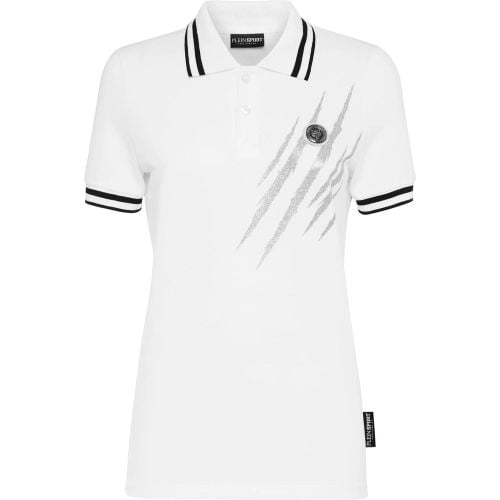 Poloshirt Scratch - Größe M - Plein Sport - Modalova