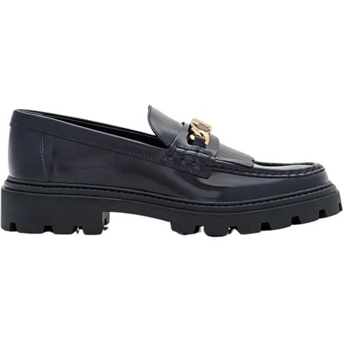 Logo Chain Leather Loafers - Gr. 36 (EU) - in - TOD'S - Modalova