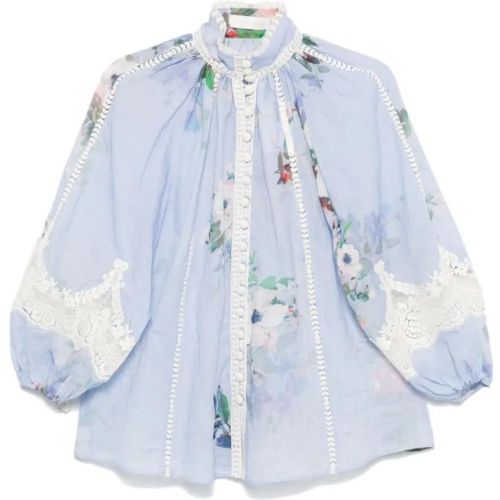 Periwinkle Blue Everley Blouse - Größe 1 - Zimmermann - Modalova