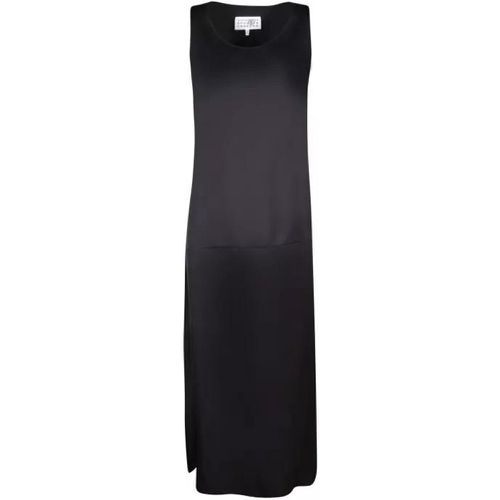 Black Viscose Dress - Größe 40 - black - MM6 Maison Margiela - Modalova