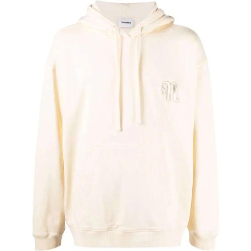 Crã¨Me Embroidered Logo Hoodie - Größe S - Nanushka - Modalova