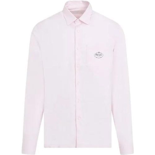 Pink Cotton Shirt - Größe 40 - pink - Prada - Modalova