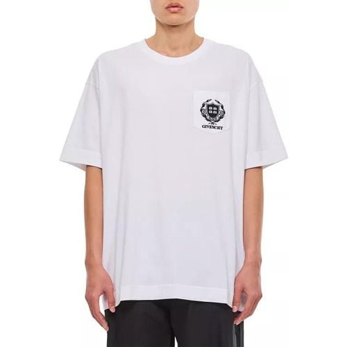 Casual Short Sleeve Front Pocket Base - Größe M - white - Givenchy - Modalova