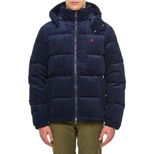 Velvet Puffer Jacket - Größe L - Polo Ralph Lauren - Modalova