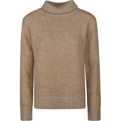 Turtleneck Sweater Brown - Größe 38 - Fabiana Filippi - Modalova