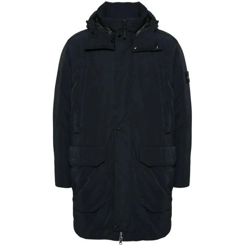 Compass-Badge Hooded Jacket - Größe L - Stone Island - Modalova