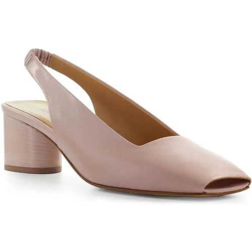 Pumps & High Heels - IRMA PUDERROSA SLINGBACK OPEN TOE PUMPS - Gr. 39 (EU) - in Gold - für Damen - Halmanera - Modalova