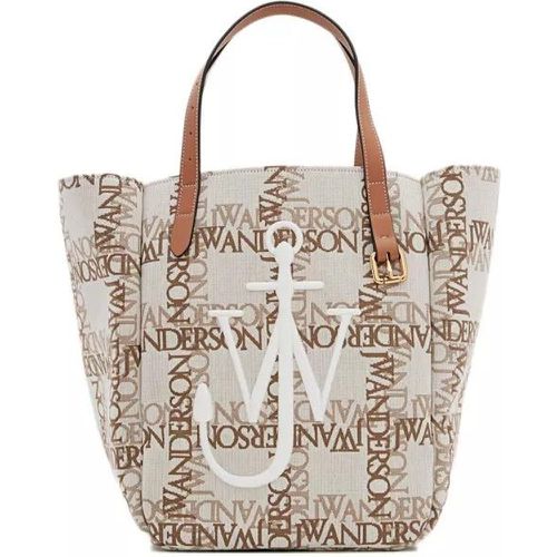 Tote - Double Logo Print Canvas Tote Bag - Gr. unisize - in - für Damen - J.W.Anderson - Modalova