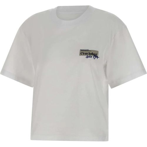 T-shirts And Polos White - Größe L - Iceberg - Modalova