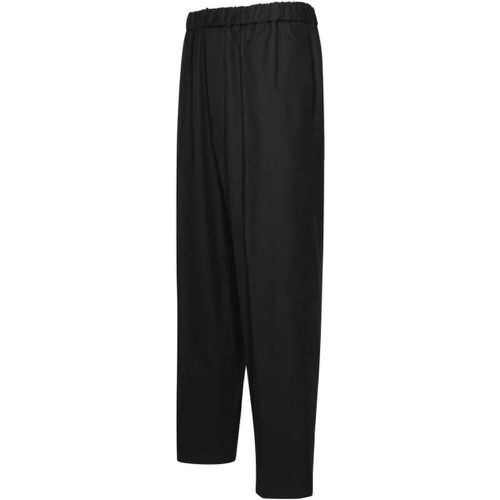 Black Cotton Trousers - Größe 48 - black - Jil Sander - Modalova