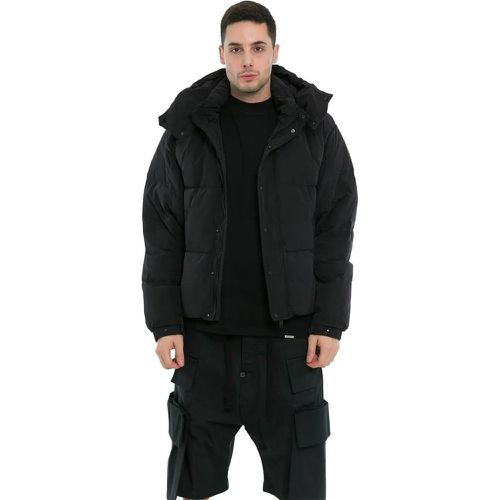 Initial Hooded Puffer In Black - Größe XXL - Represent - Modalova