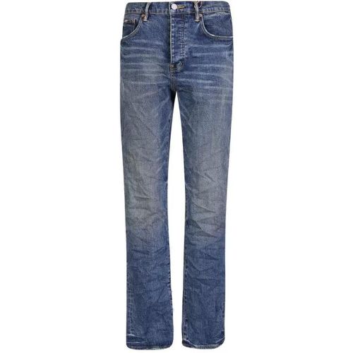Blue Distressed-Effect Jeans - Größe 34 - grau - Purple Brand - Modalova