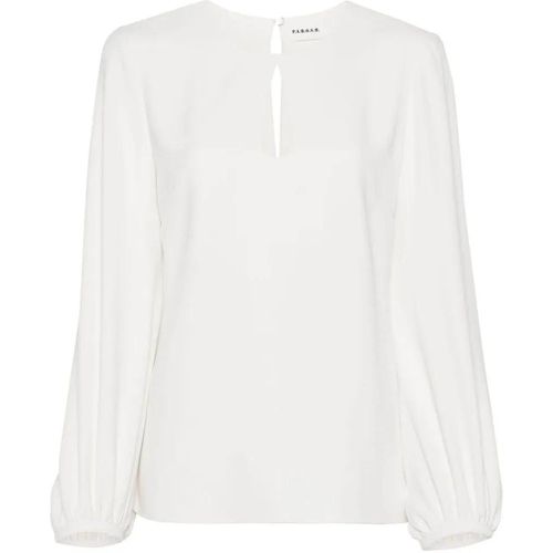 White Round Collar Shirt - Größe XL - weiß - P.A.R.O.S.H. - Modalova