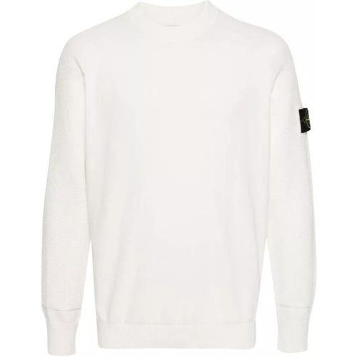 Compass Cotton Jumper - Größe XXXL - white - Stone Island - Modalova