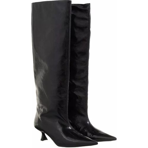 Boots & Stiefeletten - Soft Slouchy High Shaft Boot Naplack - Gr. 36 (EU) - in - für Damen - Ganni - Modalova