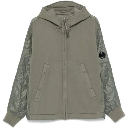 Green Hooded Jacket - Größe L - CP Company - Modalova