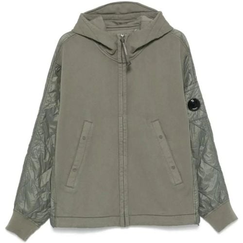 Green Hooded Jacket - Größe M - CP Company - Modalova