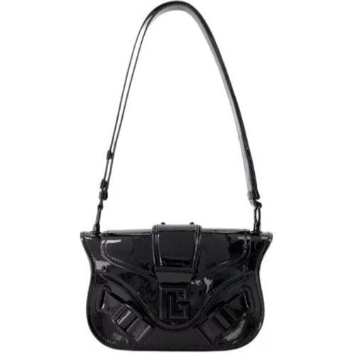 Hobo Bags - Blaze Shoulder Bag - Leather - Black - Gr. unisize - in - für Damen - Balmain - Modalova