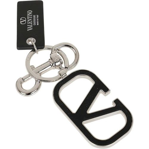 Schlüsselanhänger - Vlogo Signature Key Ring - Gr. unisize - in Schwarz - für Damen - Valentino - Modalova